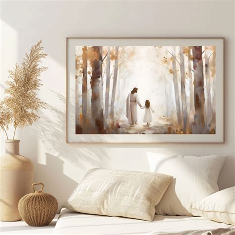 Jesus And Little Girl Digital Download Christs Embrace Wall Art