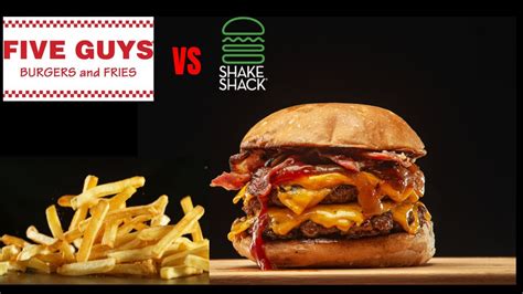 five guys vs shake shack youtube