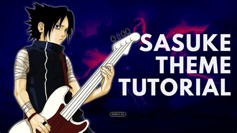 Sasuke Theme Guitar Tutorial Kokuten Youtube