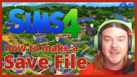 How To Make A Sims 4 Custom Save File Youtube