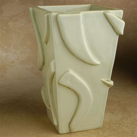 Slab Built Ceramic Vase Etsy Slab Pottery Ceramic Pinch Pots Hand Built Pottery