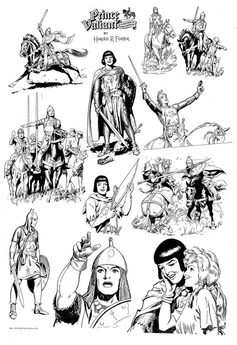 Prince Valiant By Hal Foster 1937 Comic Books Art Valiant Comics