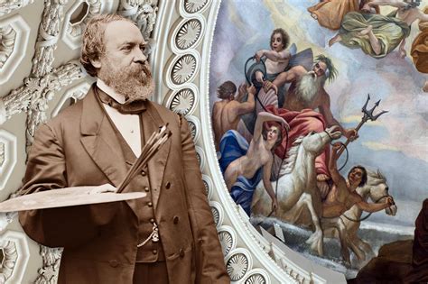 How The Apotheosis Of Washington Fresco Was Created In The Capitol Dome