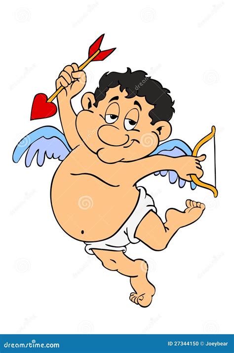 Valentine S Day Chubby Cupid Stock Illustration Illustration Of