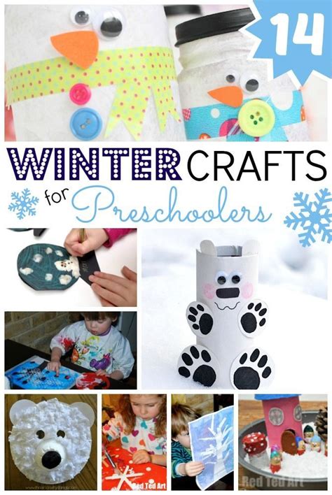Easy Winter Crafts For Preschool Seasonal Activities Red Ted Art