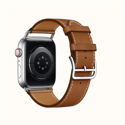 Hermès Apple Watch Series 7 With Single Tour 45 Mm Attelage Band The