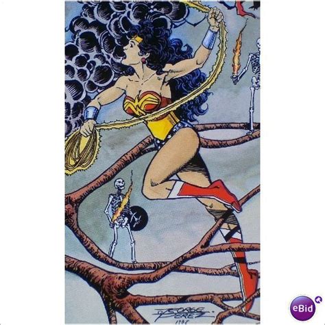 Sexy Original Wonder Woman Dc Comics Universe Poster George Perez