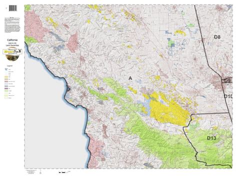California Deer Hunting Zone A4 Map Huntdata Llc Avenza Maps