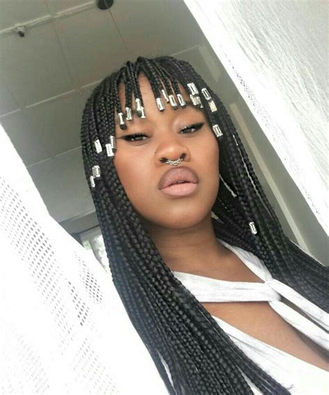 Maybe you would like to learn more about one of these? Trending Hairstyle Alert - Box Braids With Fringe | Humour ...
