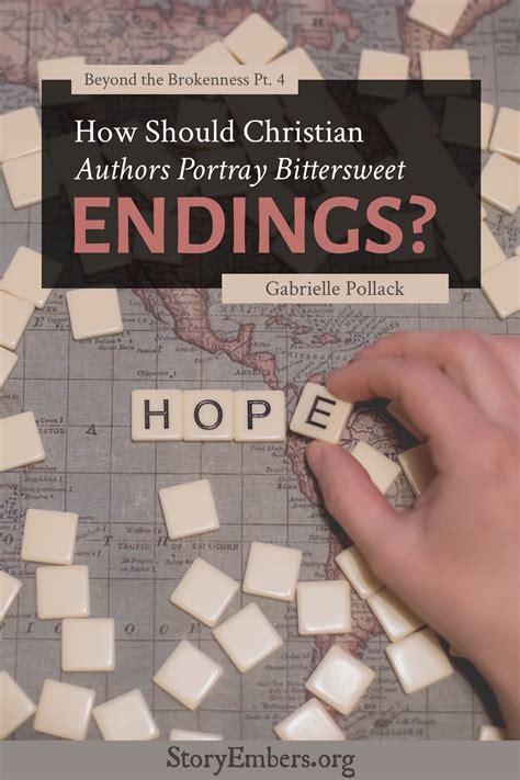 How Should Christian Authors Portray Bittersweet Endings Story Embers