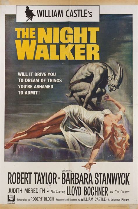 The Night Walker Original 1964 U S One Sheet Movie Poster Film Posters Vintage Night Walkers