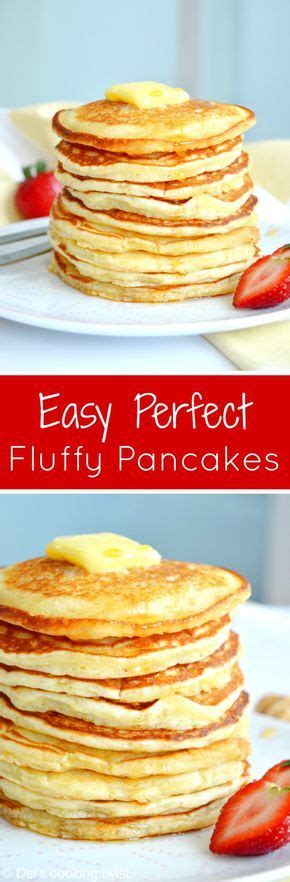 Easy Fluffy American Pancakes Dels Cooking Twist Recipe Pancake