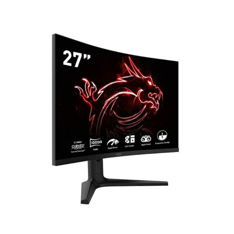 Msi Optix G271c 27 Inch Full Hd Va Freesync Premium 165hz Curved Gaming