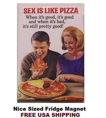 lustig Sex Pizza MEME schöne Kühlschrank Magnet eBay