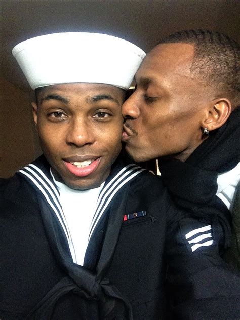 Affectionate Male Couple Kissing