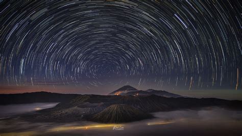 Night Sky Star Trails