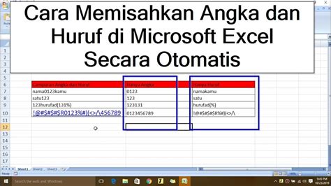 Kemudian di akhir plat ada hurf d dan j = angka 4 dan 10, bila dijumlahkan menjadi 14, dijumlahkan lagi menjadi 5. Cara Memisahkan Angka dan Huruf di Microsoft Excel Secara ...