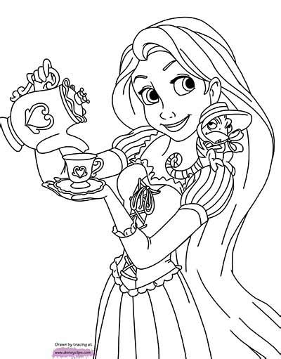 170 FREE Tangled Coloring Pages (March 2018) Rapunzel Coloring Pages