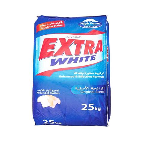 Extra White Detergent Powder 25kg Online Falcon Fresh Online Best