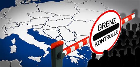 Schengen abkommen ausgesetzt, deutschland macht die grenzen dicht. Kampagne