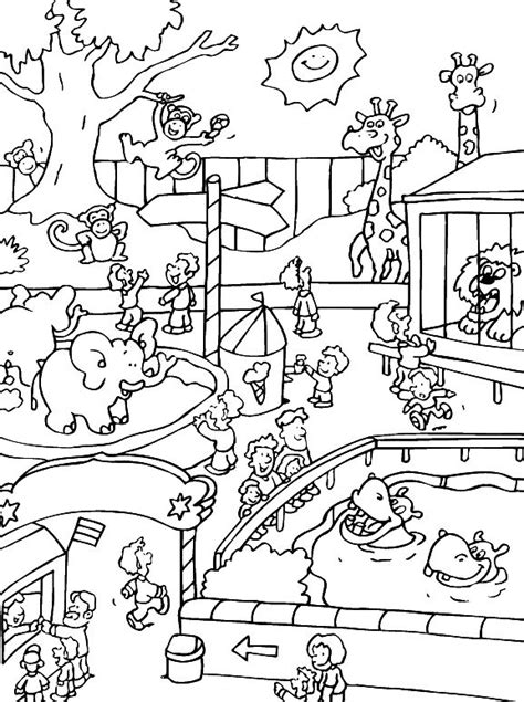 There is a vast collection of zoo coloring pictures. Zoo Animals Coloring Pages - Best Coloring Pages For Kids