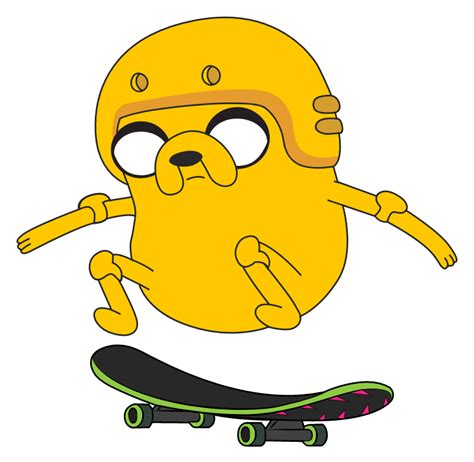 Adventure Time Jake Skating Adventure Time Drawings Adventure Time