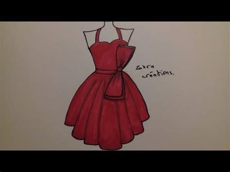 Simple Drawing Short Dress 2 || For Beginners - YouTube ... How to draw a easy fashion sketch for beginners.
