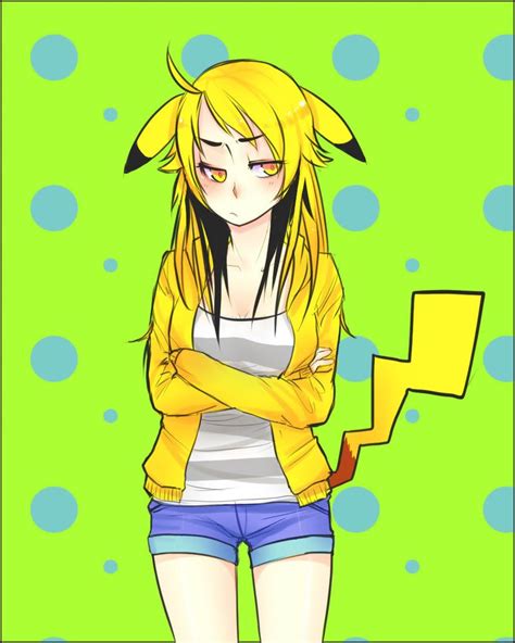 Anime Girl As Pikachu Anime Girl As Animals Pinterest Anime