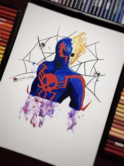 Fan Art Spiderman 2099 🕷 •arte Amino• Amino