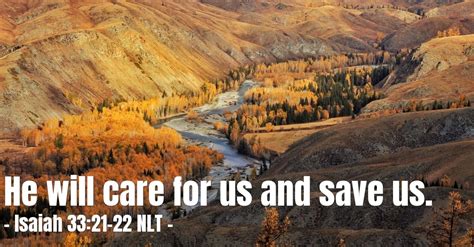 God Is A Mighty Protector Who Saves — Isaiah 3321 22 Nlt Spiritual