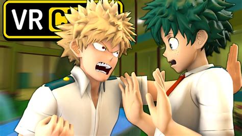 Deku And Bakugo Share A Room Alone Mha Vr Youtube