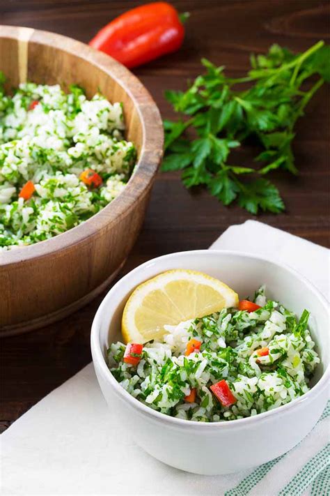 The Best Lemon Parsley Rice Salad With Sweet Peppers Foodal