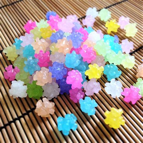 ⭐️ These Cute And Colorful Star Like Candies Are Known As Konpeito 💜