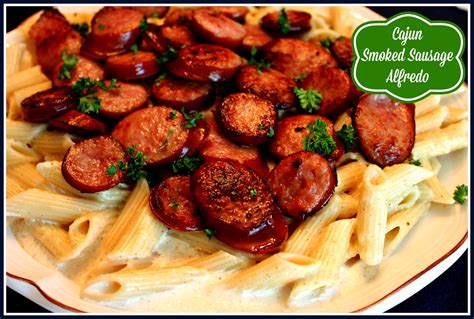 This cajun pasta recipe is loaded with shrimp and smoked andouille sausage, with lots of flavorful cajun seasonings, so easy to make, a perfect weeknight dinner! Sweet Tea and Cornbread: Cajun Smoked Sausage Alfredo!