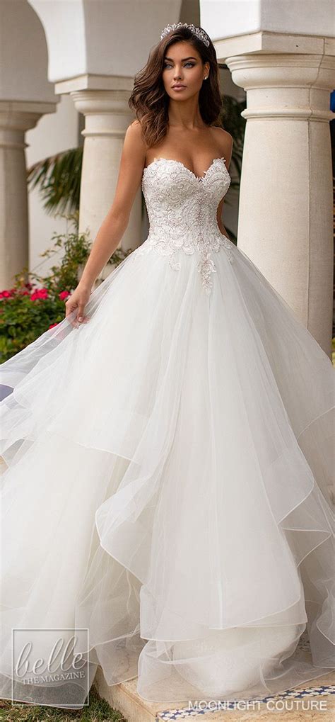 Explore a variety of sweetheart wedding dresses at theknot.com. Moonlight Couture Wedding Dresses Fall 2019 - Belle The ...