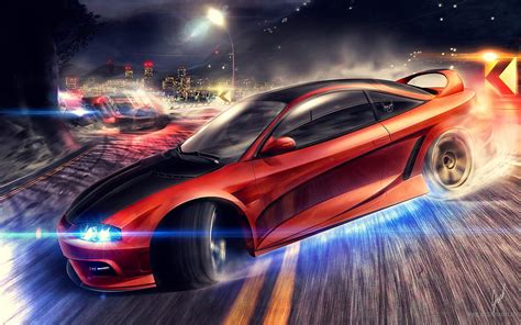 Mobile Phone X Need For Speed World Mitsubishi Eclipse Need For Speed World Hd Wallpaper