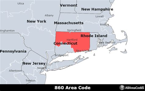 860 Area Code Location Map Time Zone And Phone Lookup