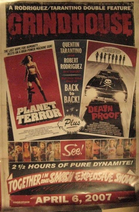 Grindhouse Double Feature Limited Edition Poster EBay