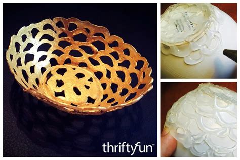 Making A Hot Glue Basket Bowl Thriftyfun