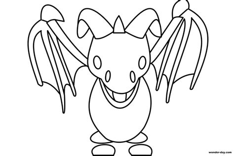 You helped me figure out what my fly ride pig ride snow owl neon ride robin and neon ride otter and golden griffen are worth. Coloring pages Adopt Me. Print for free | Wonder-day.com