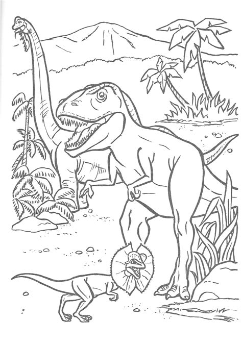 Jurassic Park Official Coloring Page Jurassic Park Photo 7392 The