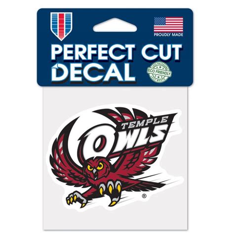 Temple University Owls Ncaa Logo Sticker