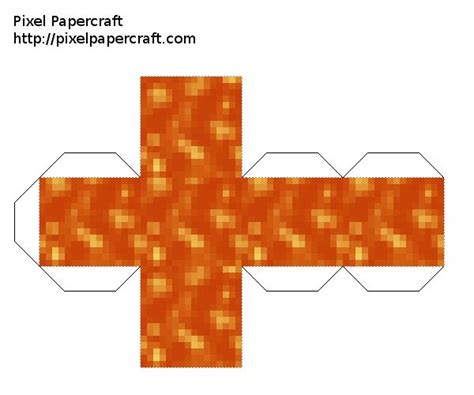 Papercraft Lava Fixed Papercraft Minecraft Skin Minecraft
