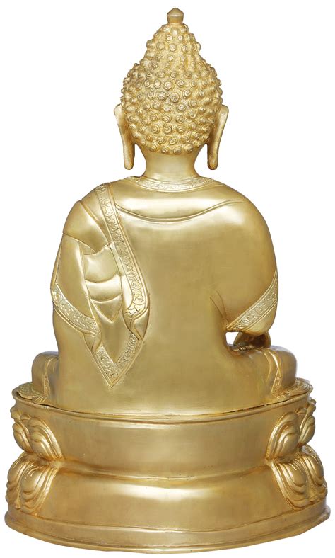 15 Tibetan Buddhist Lord Buddha With Begging Bowl In Brass Handmade