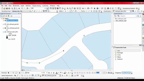 How To Create Road Shapefile In Arcgis Youtube