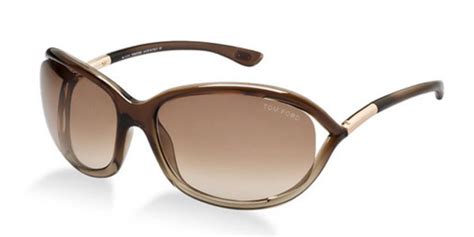 Tom Ford Ft0008 Jennifer 38f Sunglasses Brown Visiondirect Australia