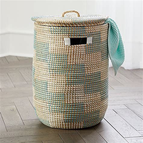Seagrass Laundry Basket Sku C00317 With Lid Viettime Craft