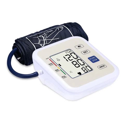Home Automatic Upper Arm Style Electronic Lcd Display Blood Pressure