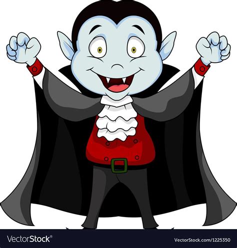 Funny Vampire Cartoon Royalty Free Vector Image Dulceros Halloween