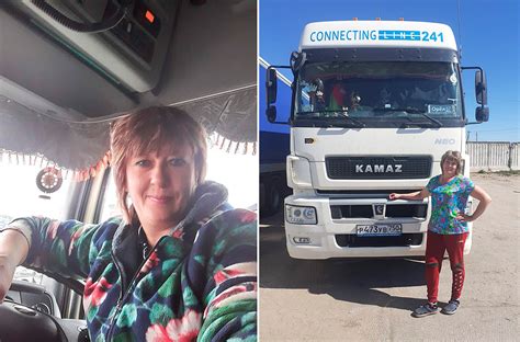 why russian women become long distance truckers and defy authorities to do so photos